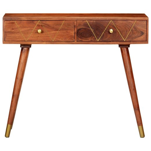 Konsolentisch 903576 cm Massivholz Akazie