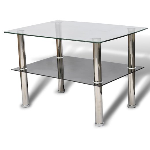 Couchtisch Glas 2 Ebenen