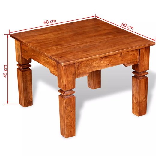 Couchtisch Massivholz 606045 cm
