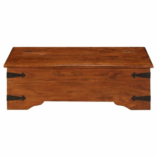 Couchtisch Akazienholz Massiv Palisander-Finish 110x55x35 cm