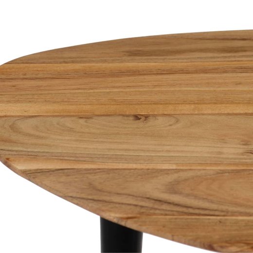 Couchtisch-Set 3-teilig Akazienholz Massiv