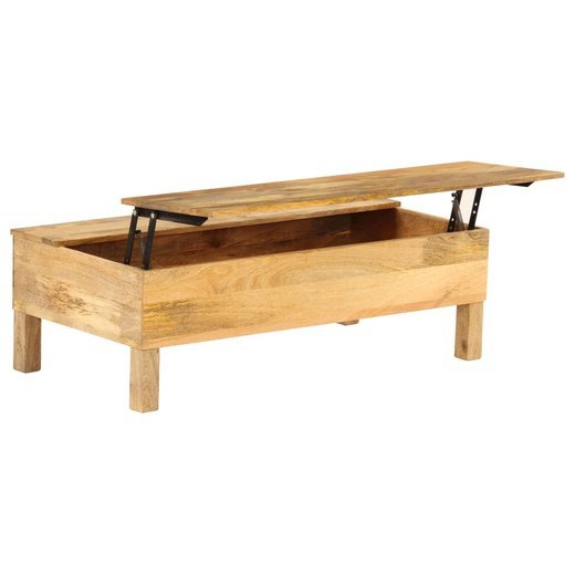 Couchtisch Mangoholz Massiv 110 x 55 x 35 cm