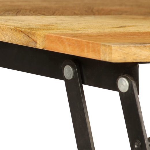 Couchtisch Mangoholz Massiv 110 x 55 x 35 cm