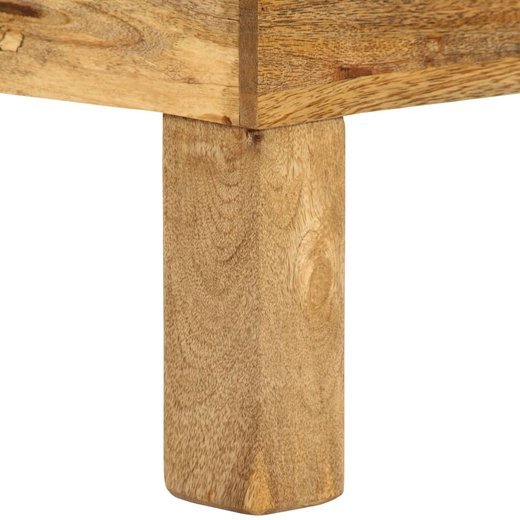 Couchtisch Mangoholz Massiv 110 x 55 x 35 cm