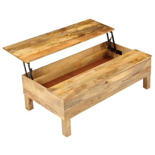 Couchtisch Mangoholz Massiv 110 x 55 x 35 cm