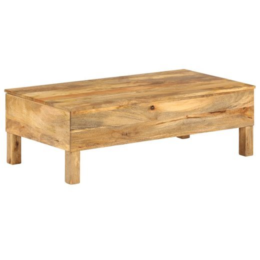 Couchtisch Mangoholz Massiv 110 x 55 x 35 cm