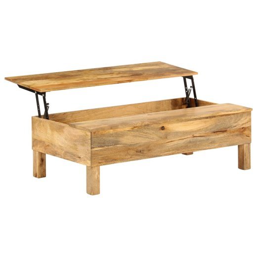 Couchtisch Mangoholz Massiv 110 x 55 x 35 cm