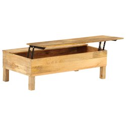 Couchtisch Mangoholz Massiv 110 x 55 x 35 cm
