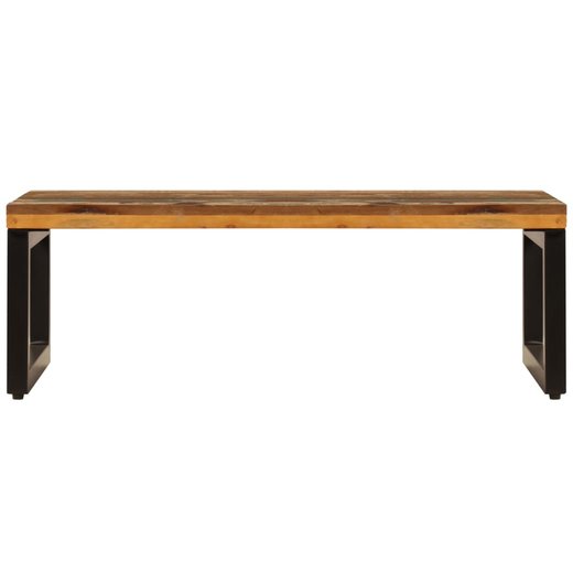 Couchtisch 100x50x35 cm Altholz und Stahl