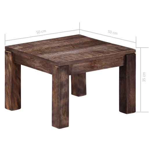 Couchtisch 505035 cm Massivholz Mango