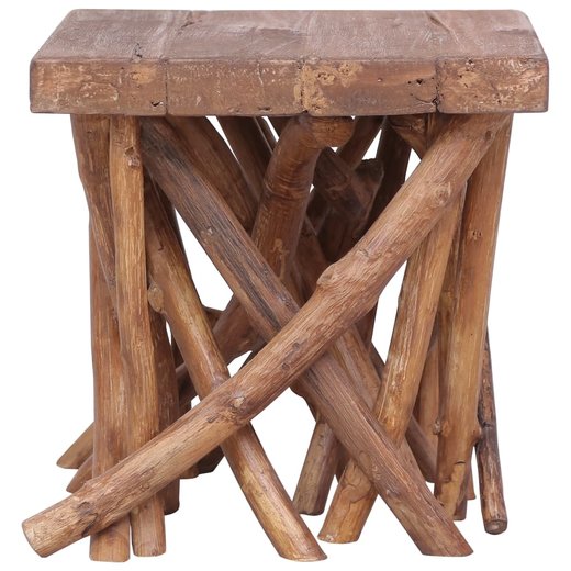 Couchtisch aus Baumstmmen 40x40x40 cm Massivholz