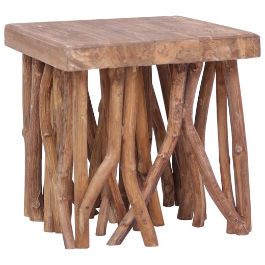Couchtisch aus Baumstmmen 40x40x40 cm Massivholz