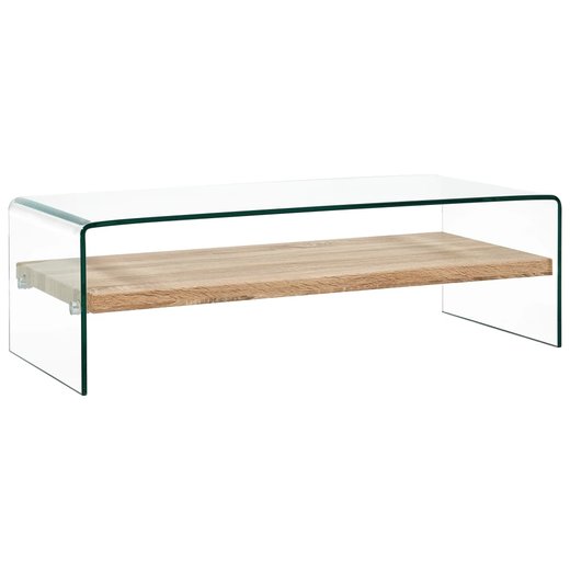 Couchtisch Transparent 984531 cm Hartglas