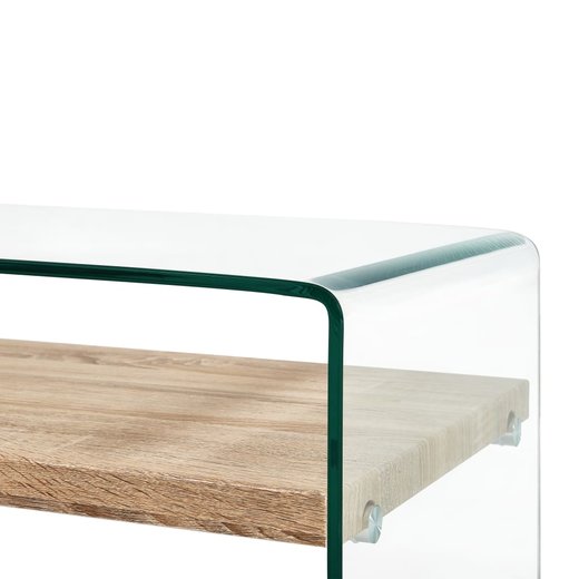 Couchtisch Transparent 984531 cm Hartglas