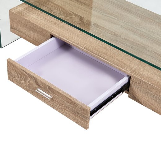 Couchtisch Transparent 984531 cm Hartglas