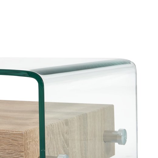 Couchtisch Transparent 984531 cm Hartglas