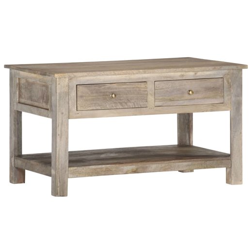 Couchtisch 82x52x47 cm Massivholz Mango