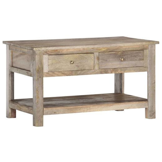 Couchtisch 82x52x47 cm Massivholz Mango