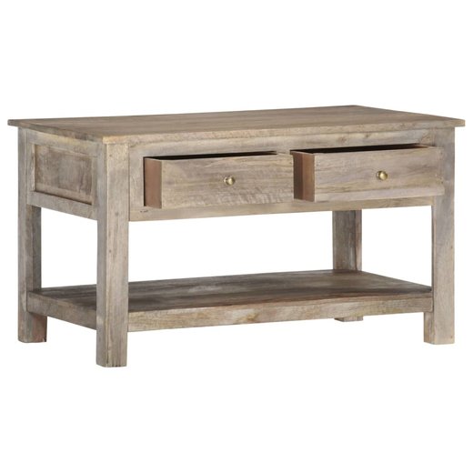 Couchtisch 82x52x47 cm Massivholz Mango