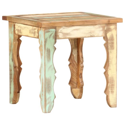 Couchtisch 404040 cm Recyceltes Massivholz