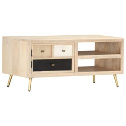 Couchtisch 904540 cm Massivholz Mango