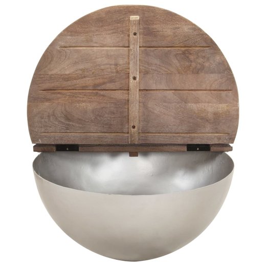 Schsselfrmiges Couchtisch-Set 2 Stk. Mango Massivholz