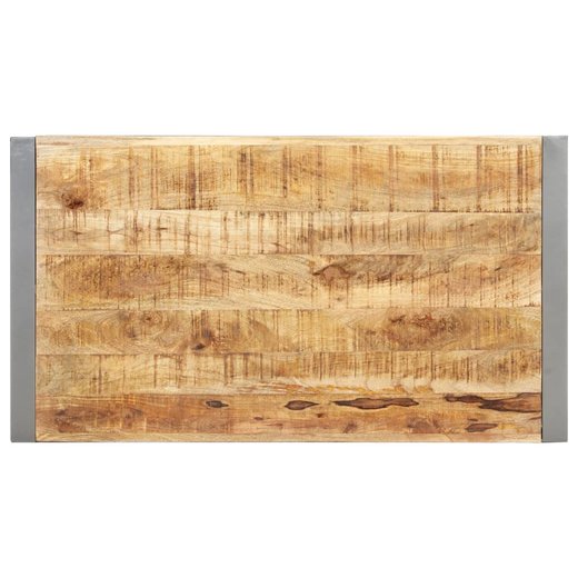 Couchtisch 110x60x40 cm Massivholz mit Palisander-Finish