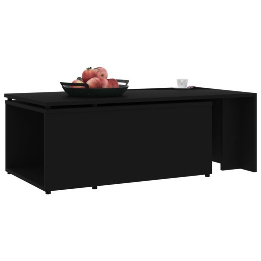 Couchtisch Schwarz 150 x 50 x 35 cm Spanplatte
