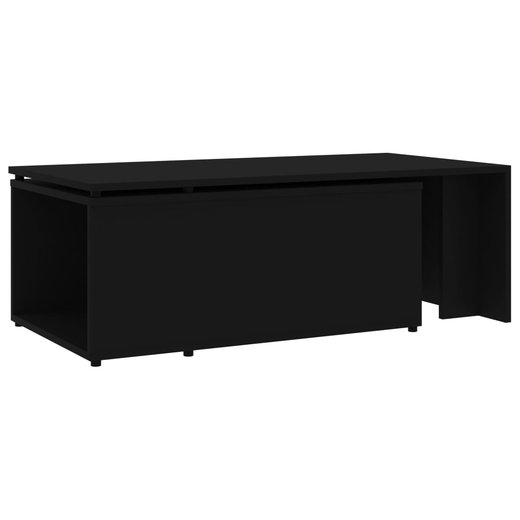 Couchtisch Schwarz 150 x 50 x 35 cm Spanplatte