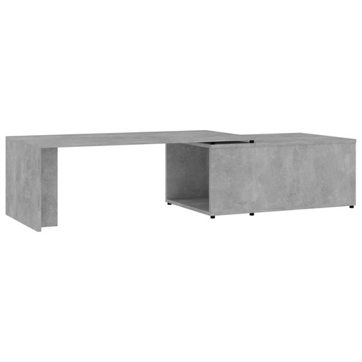 Couchtisch Betongrau 150 x 50 x 35 cm Spanplatte