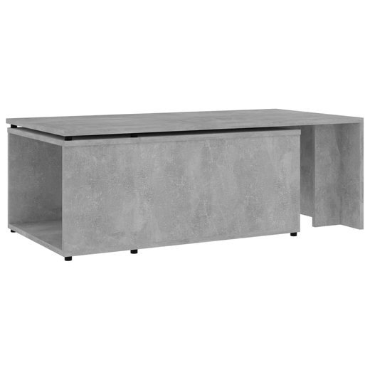 Couchtisch Betongrau 150 x 50 x 35 cm Spanplatte