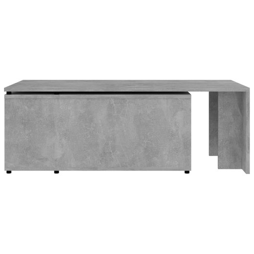 Couchtisch Betongrau 150 x 50 x 35 cm Spanplatte