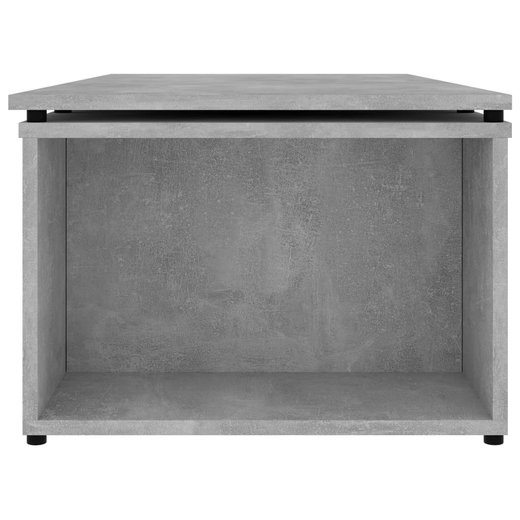 Couchtisch Betongrau 150 x 50 x 35 cm Spanplatte