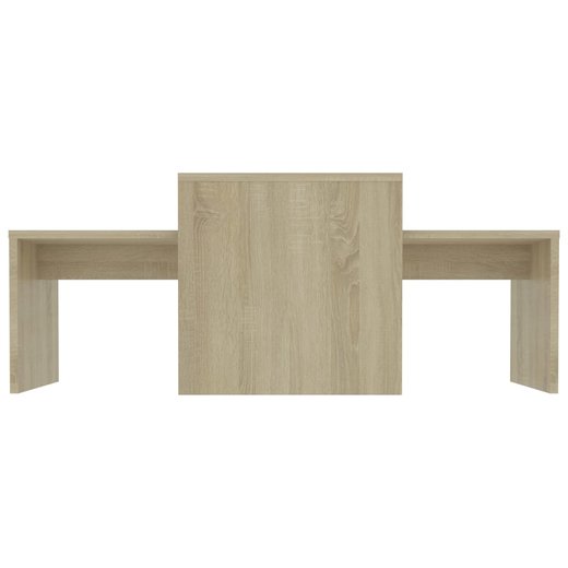 Couchtisch-Set Sonoma-Eiche 100 x 48 x 40 cm Spanplatte