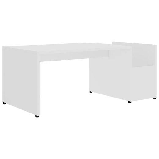 Couchtisch Wei 90x45x35 cm Spanplatte