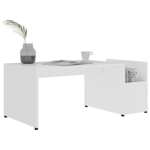 Couchtisch Wei 90x45x35 cm Spanplatte