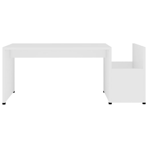 Couchtisch Wei 90x45x35 cm Spanplatte