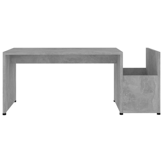 Couchtisch Betongrau 90x45x35 cm Spanplatte